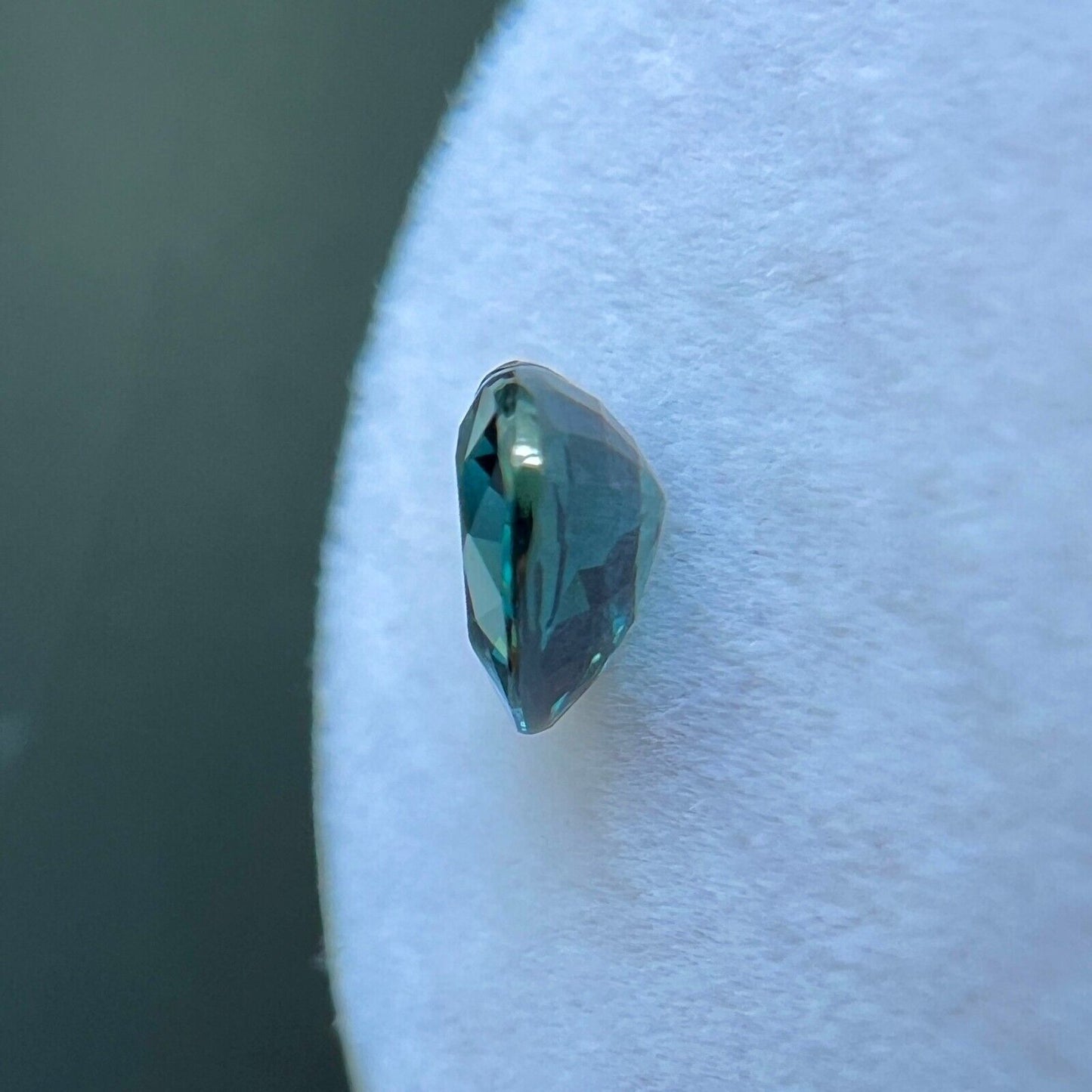 GIA CERTIFIED Natural 1.02ct Untreated Green Blue Sapphire 5.9x6.6mm Heart Cut