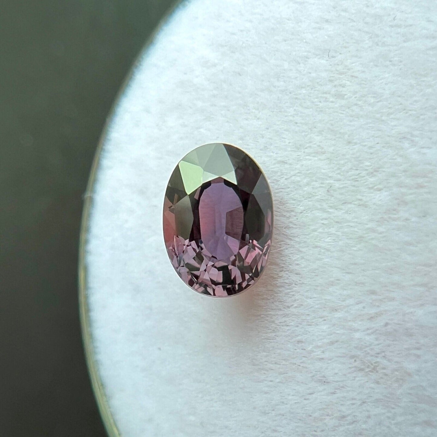 GIA CERTIFIED Pink Purple Sapphire UNTREATED 0.93ct Oval Cut Loose Gem 6.6x4.7mm