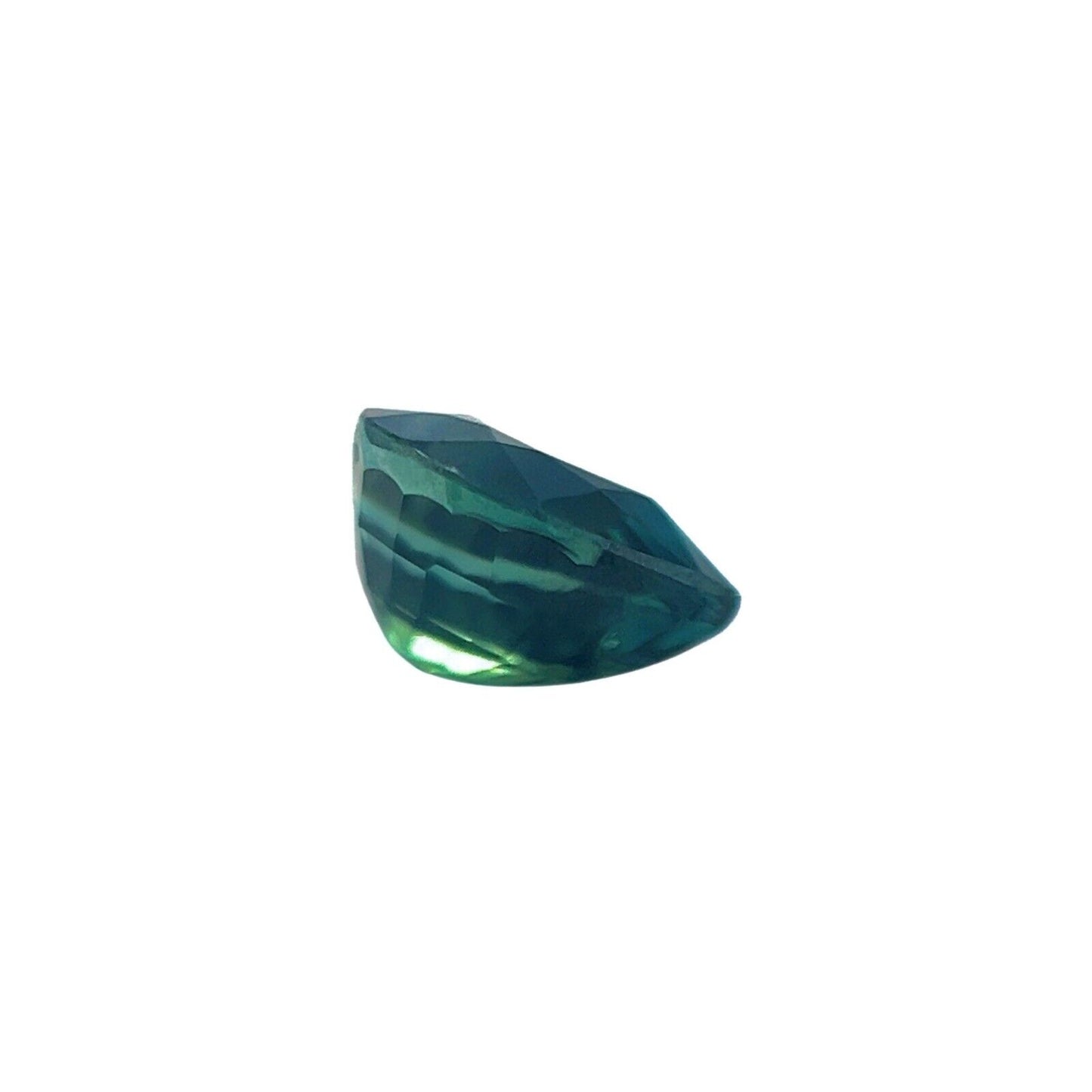 NATURAL Deep Blue Green 0.95ct Sapphire UNTREATED Pear Teardrop Cut 6.3x5.2mm