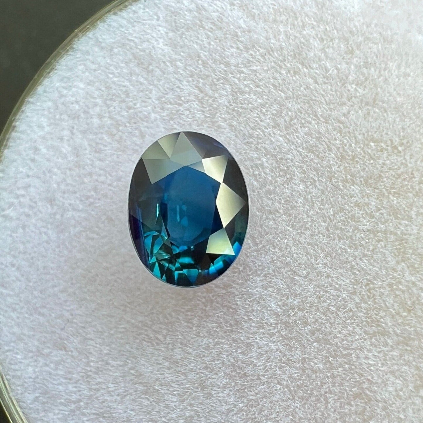 NATURAL 1.02ct DEEP Blue Oval Cut Sapphire Gemstone 6.8x5.2mm VVS