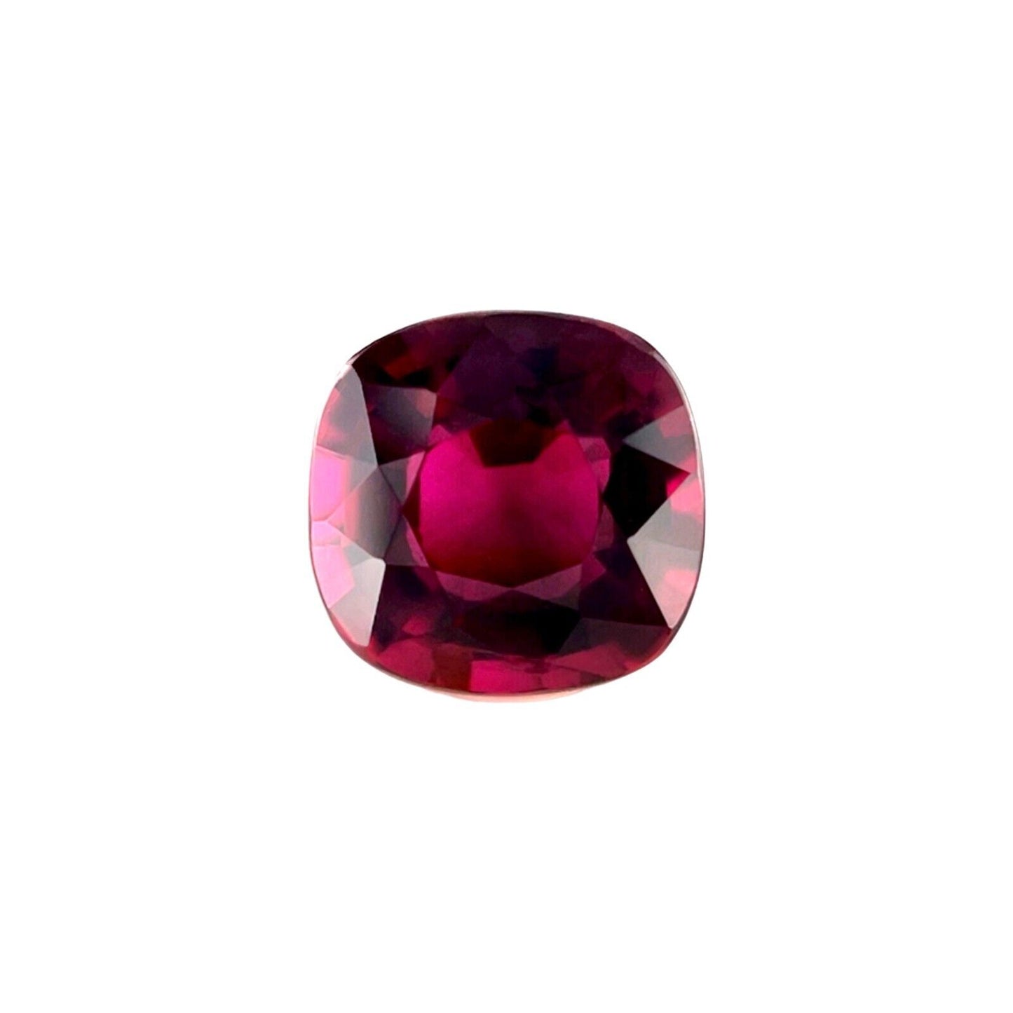 1.64ct NATURAL Red Purple Rubellite Tourmaline Cushion Cut 7.5x7.2mm Gem