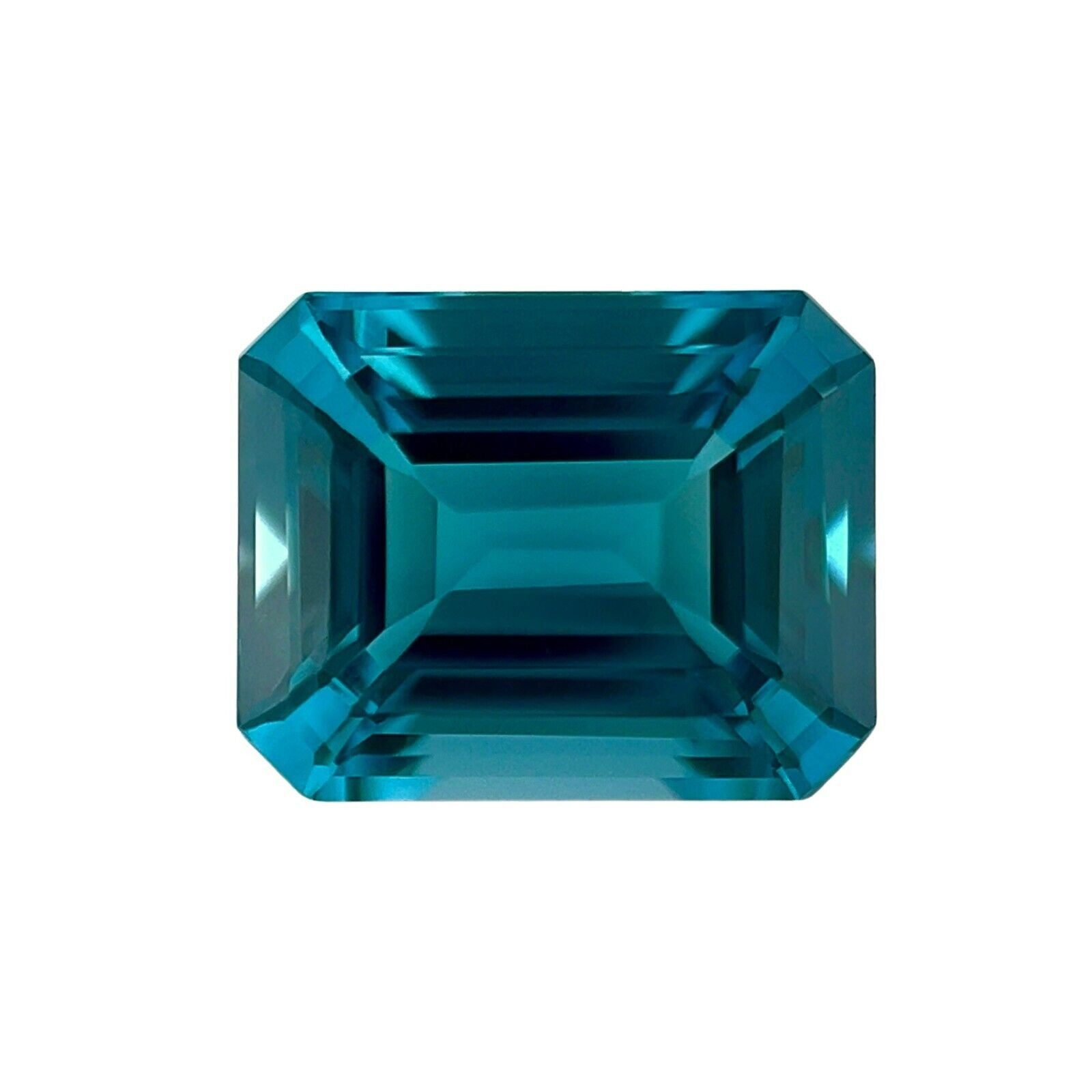 NATURAL London Blue Topaz 10x8mm Octagon Emerald Cut Carat