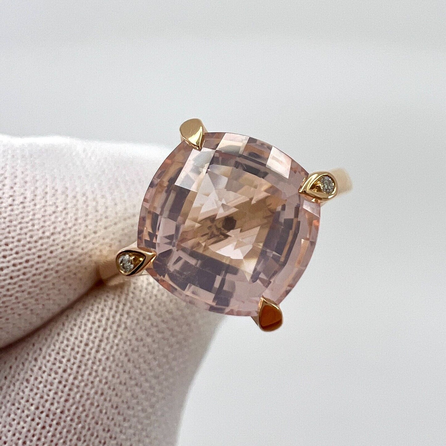 Cartier Inde Mysterieuse Fancy Rose De France Amethyst Diamond Rose Gold Ring