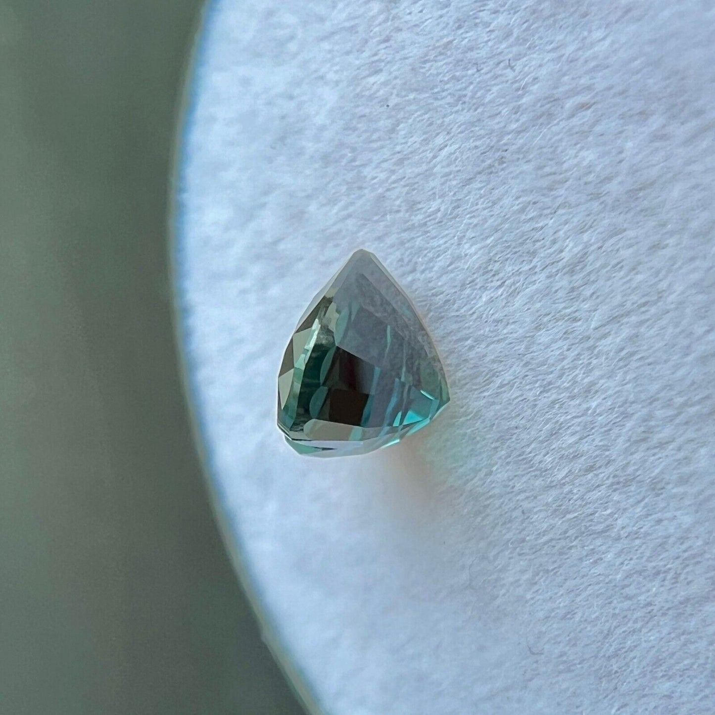 NATURAL 1.07ct Untreated Deep Green Blue Sapphire GIA CERTIFIED Heart Cut Gem