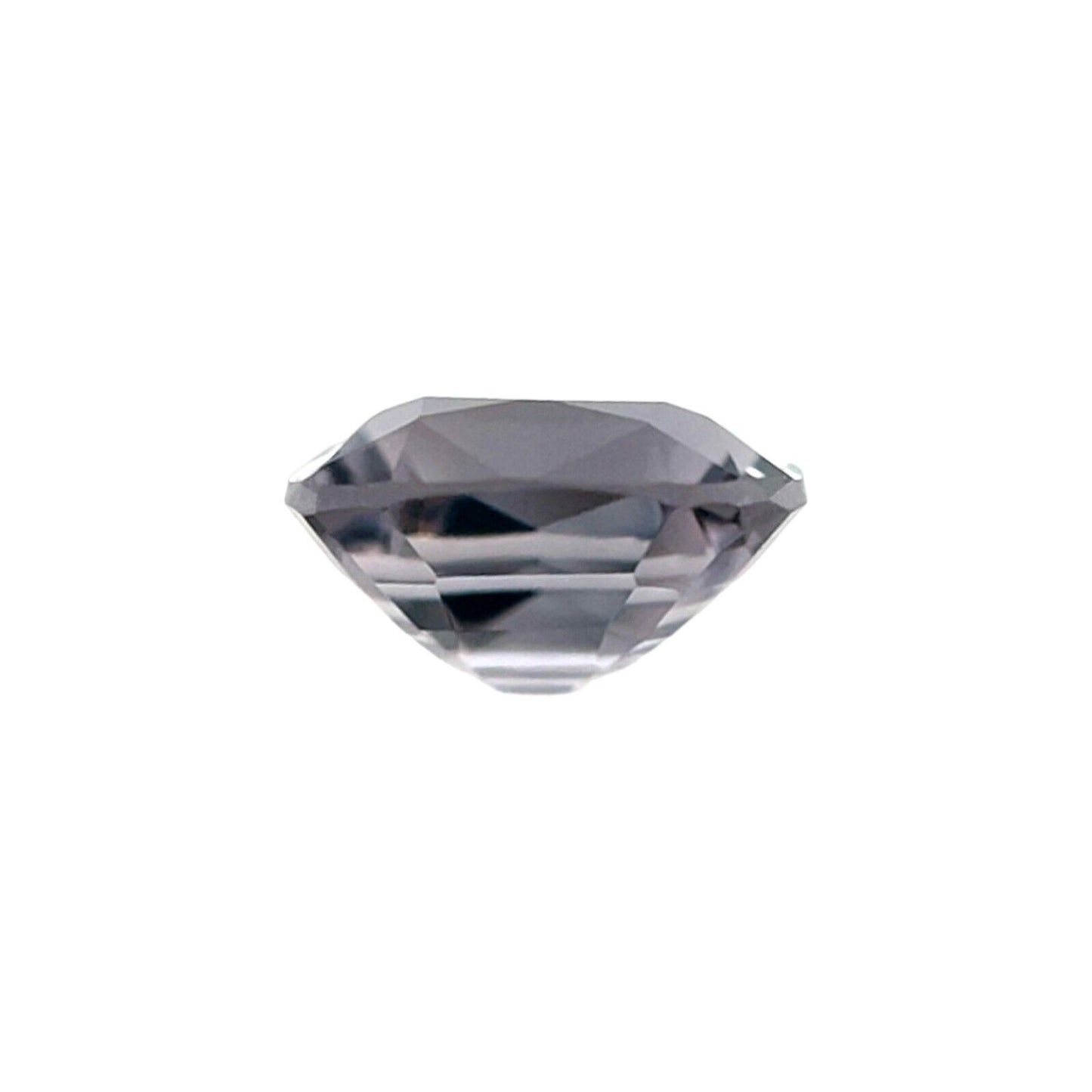 1.53ct NATURAL Spinel Titanium Grey Purple Cushion Cut Loose Gem 7.5x5.8mm VVS