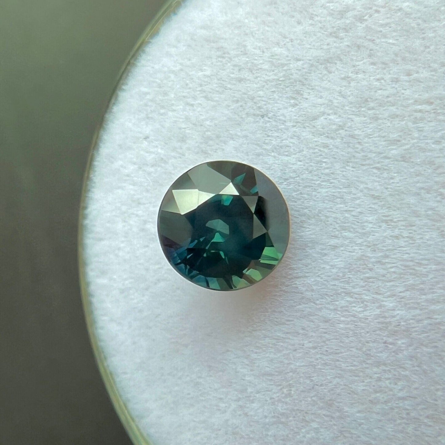 1.03ct GIA CERTIFIED Blue Sapphire UNTREATED Round Cut RARE Gemstone VVS