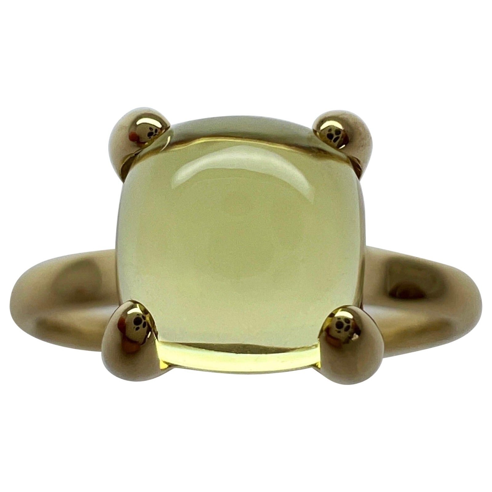 Green Paloma Sugar Stack Ring Rare Tiffany Paloma Picasso Yellow