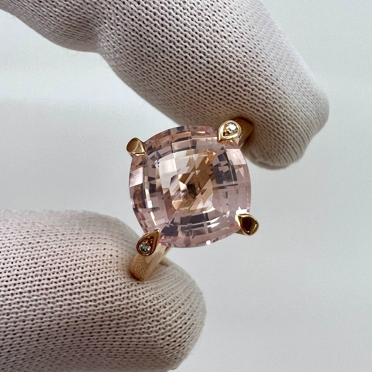 Cartier Inde Mysterieuse Fancy Rose De France Amethyst Diamond Rose Gold Ring