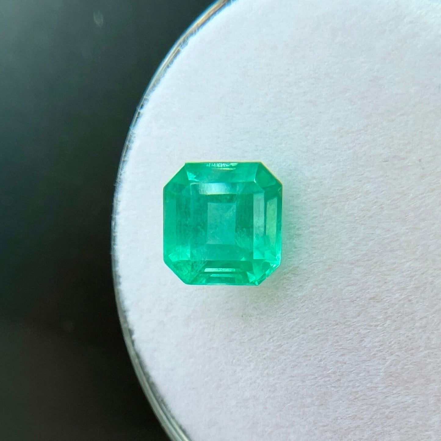 NATURAL 1.15ct Emerald RARE Vivid Green Octagon Cut 6.1 x 5.1mm Loose Gemstone
