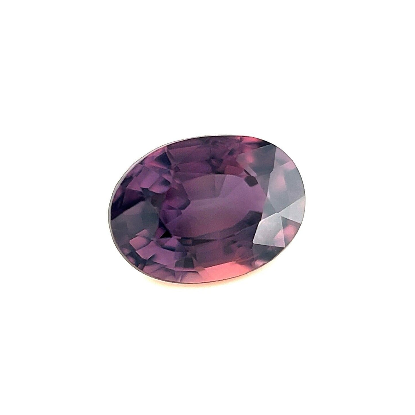 GIA CERTIFIED Pink Purple Sapphire UNTREATED 0.93ct Oval Cut Loose Gem 6.6x4.7mm