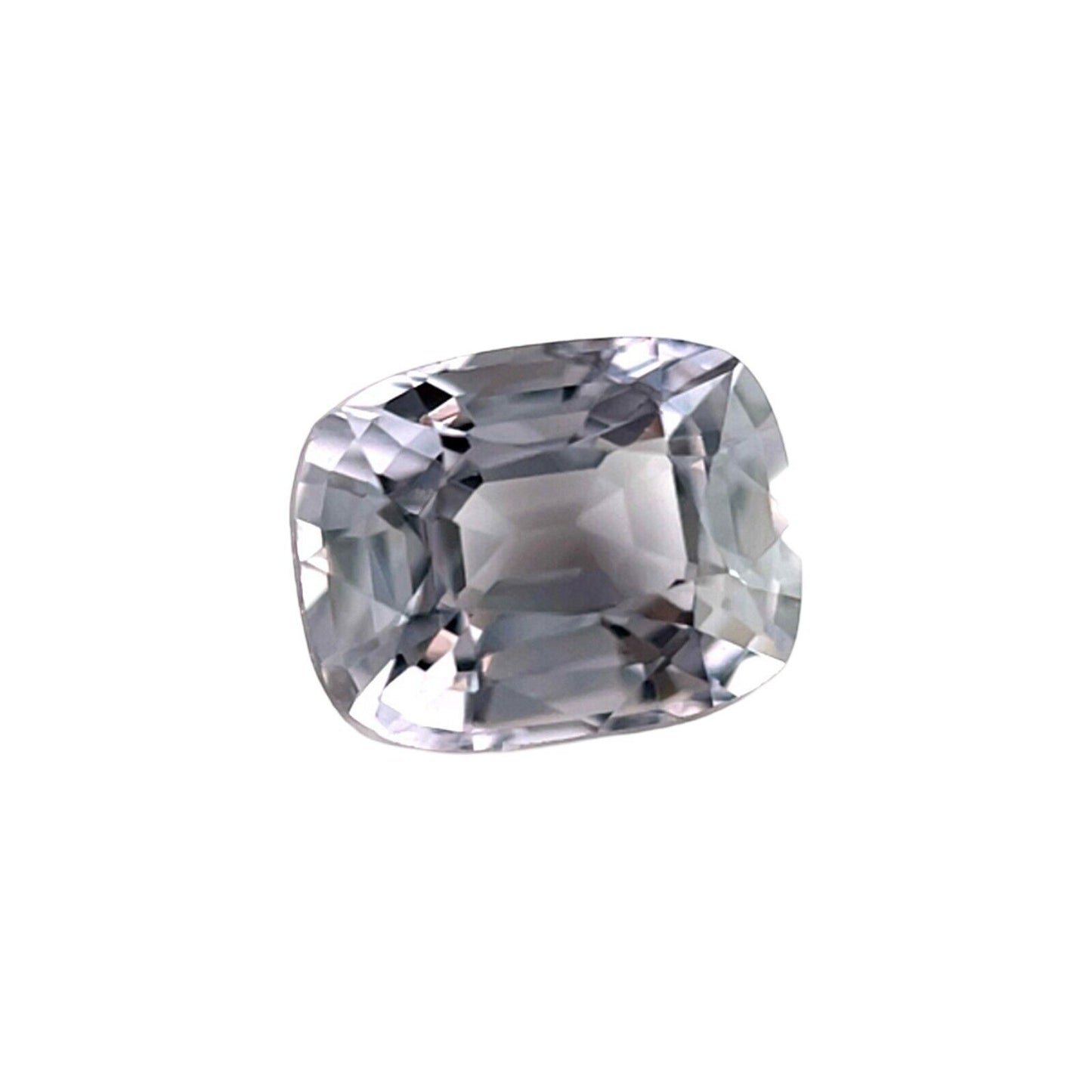 1.53ct NATURAL Spinel Titanium Grey Purple Cushion Cut Loose Gem 7.5x5.8mm VVS