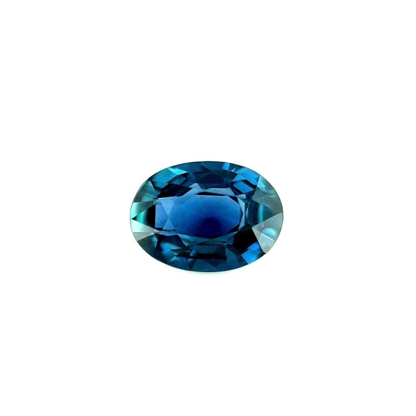 UNTREATED 0.85ct Natural VIVID Blue Sapphire 6.8x4.8mm Oval Cut RARE Gem VVS