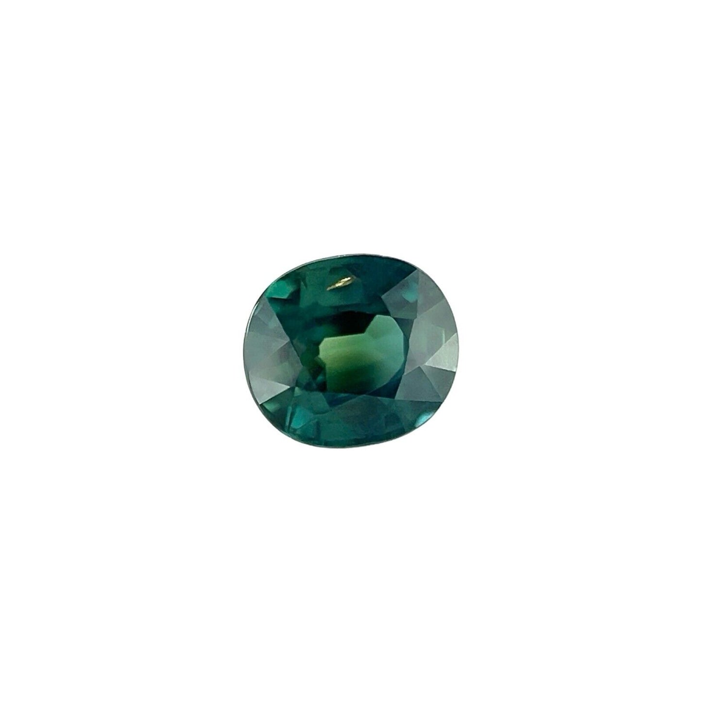 UNIQUE 1.03ct NATURAL Sapphire Green UNTREATED Cushion Cut 5.7x5mm VS