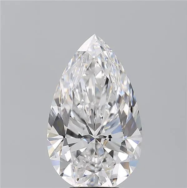 6.38ct Pear Natural Diamond (Colour D, Clarity FL, GIA Certified)