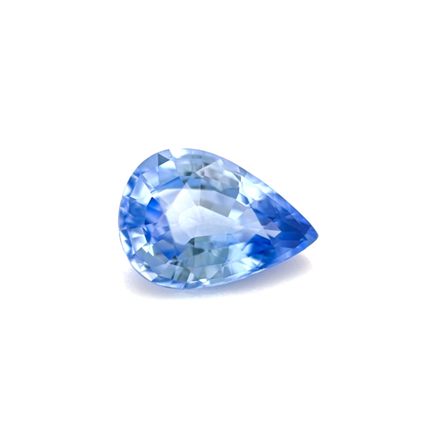 NATURAL 1.16ct Fine Blue Ceylon Sapphire Sri Lanka Pear Cut 8x5.5mm Gem VVS