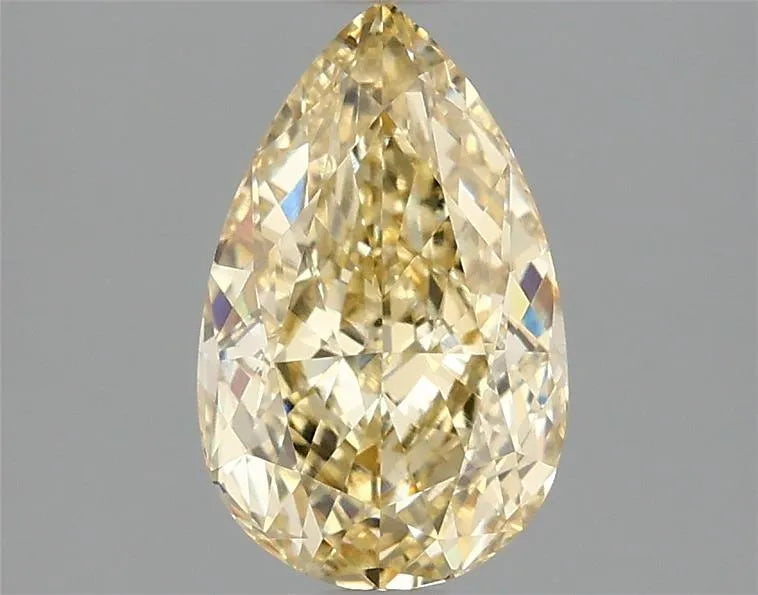 1.58ct Pear Lab Grown Diamond (Colour Fancy Intense Yellow, Clarity VVS1, IGI Certified)