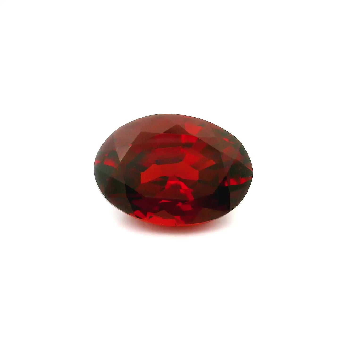 9.18ct Oval Natural Garnet (Colour Red, Clarity Slightly Included, Cut Faceted)