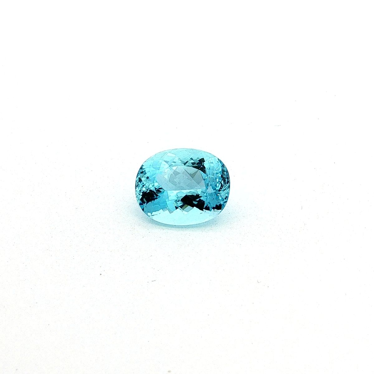 9.32ct Oval Natural Aquamarine (Colour Blue, Clarity Eye Clean, Cut Faceted)