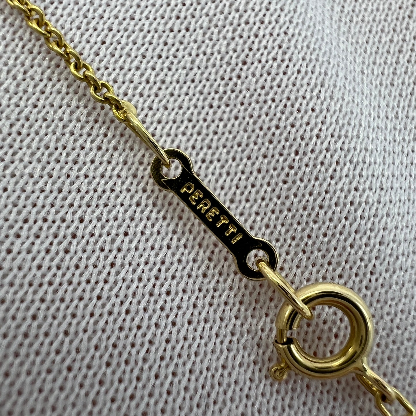 Tiffany & Co. Elsa Peretti Pearl, Lapis Lazuli & Diamond 18k Yellow Gold Pendant