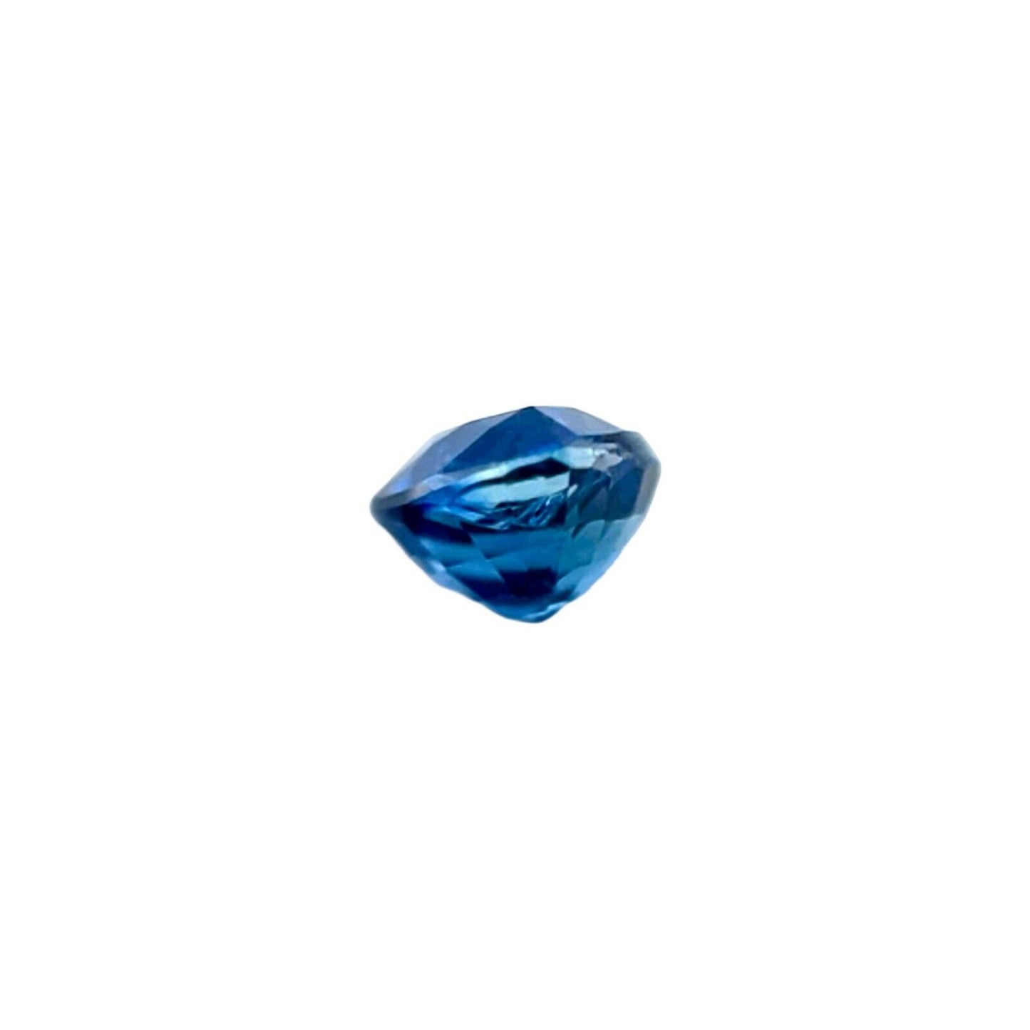 FINE Royal Blue Sapphire 0.64ct Trillion Cut Loose RARE 5x4.7mm Gemstone