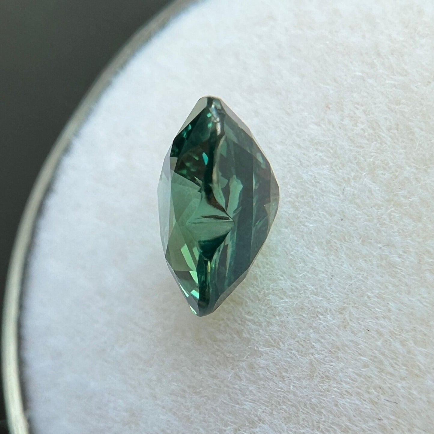 2.06ct NATURAL Green Sapphire GRA Certified UNTREATED Heart Cut Gem 8.6x6.5mm