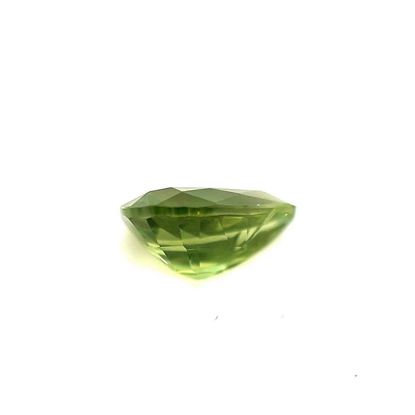 FINE 1.03ct Natural Green Sapphire Pear Teardrop Cut Loose Gem 7.4x5mm