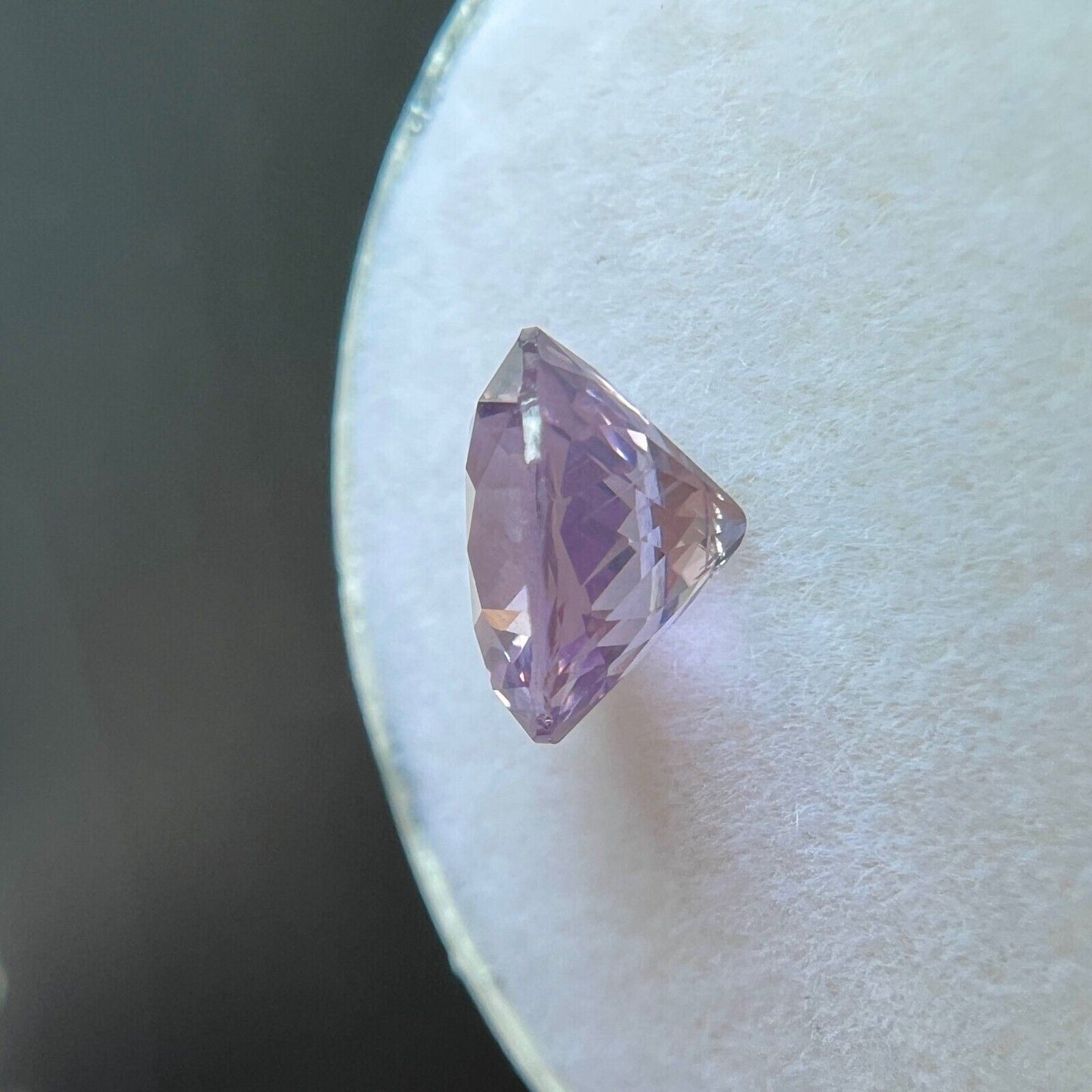 Unique GRA Certified 1.83ct FINE Lilac Purple Spinel FANCY Cut RARE 7.9x7.1mm
