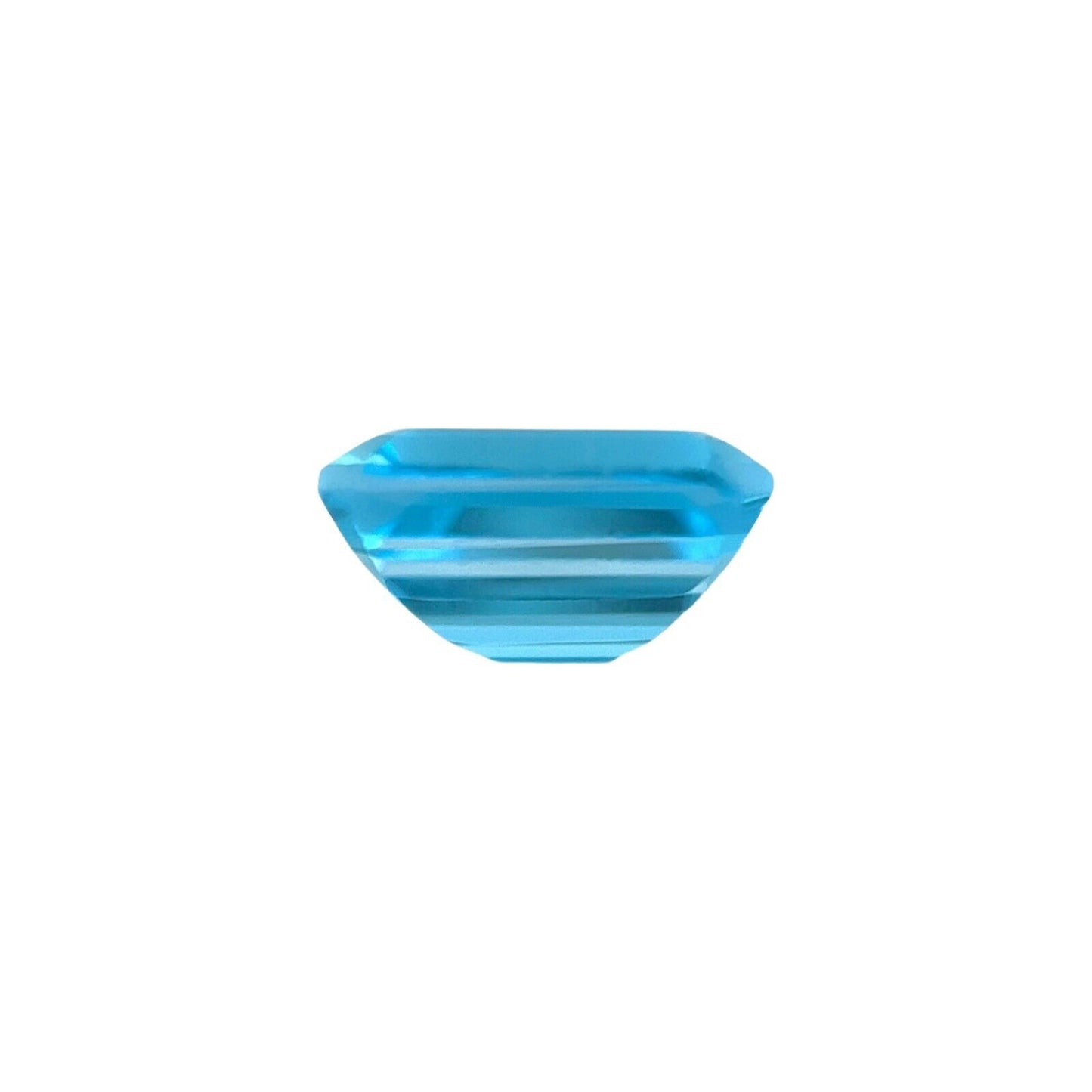 NATURAL 9x7mm Swiss Blue Topaz Emerald Octagon Cut 3 Carat Calibrated Gemstone