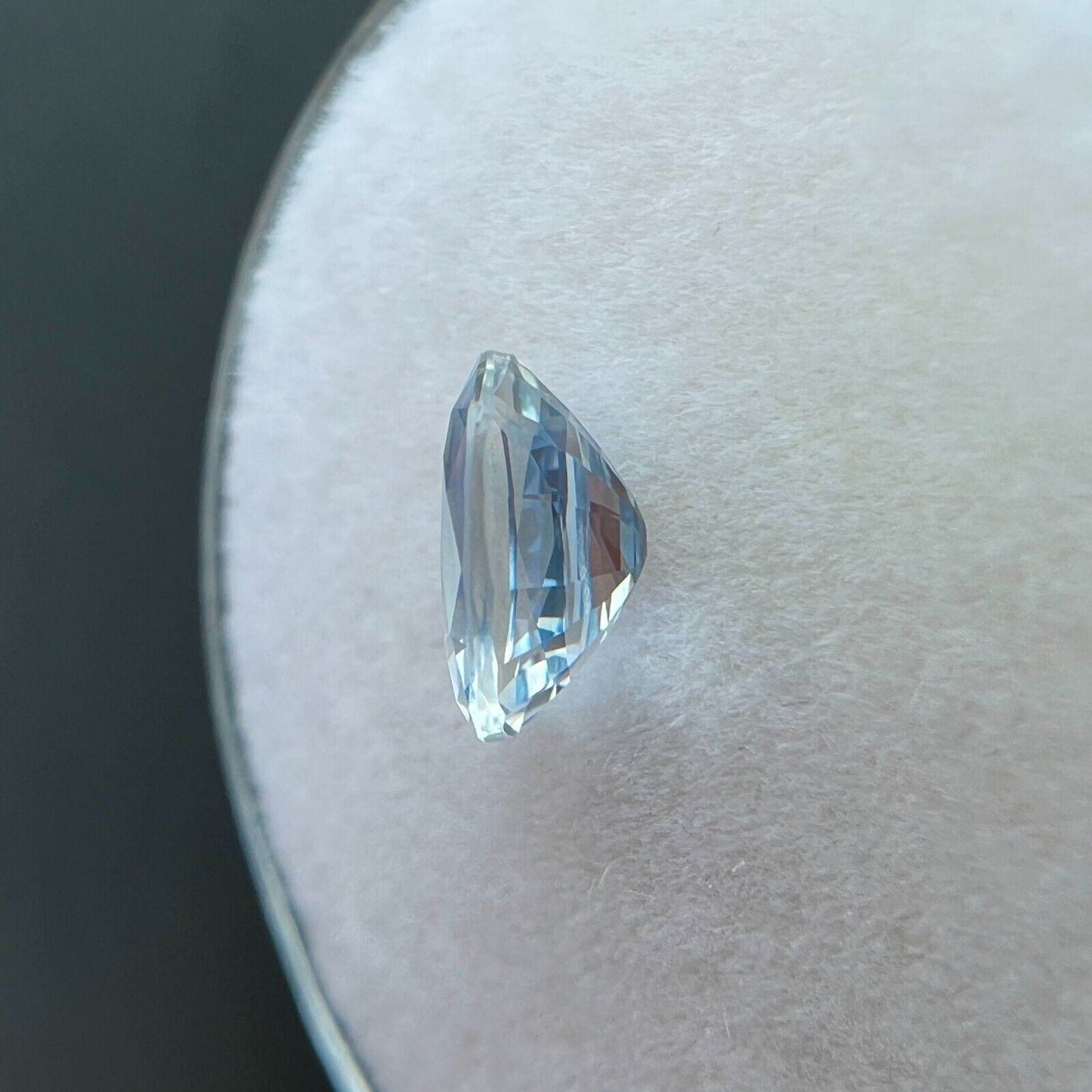 1.13ct Light Blue Ceylon Sapphire Oval Cut Loose RARE Gemstone 7x5mm VVS