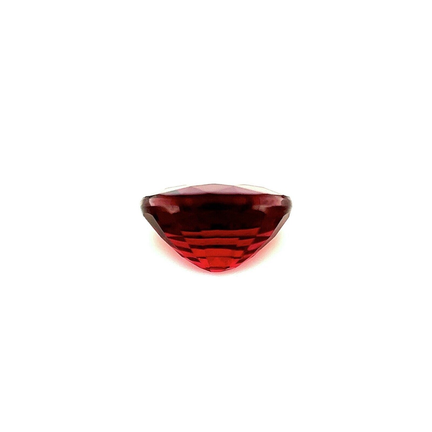 1.56ct VIVID Orange Red Rhodolite Garnet Oval Cut RARE Loose Gem 7.2x6.1mm VVS
