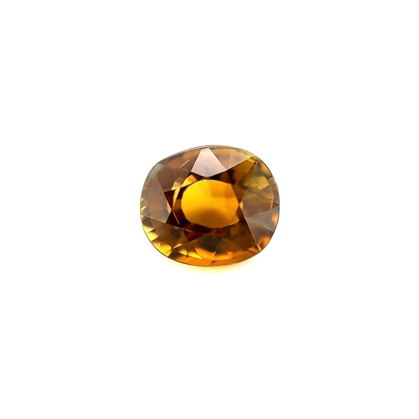 1.07ct NATURAL Deep Yellow Tourmaline RARE Oval Cut Loose Gem 6.4x5.5mm