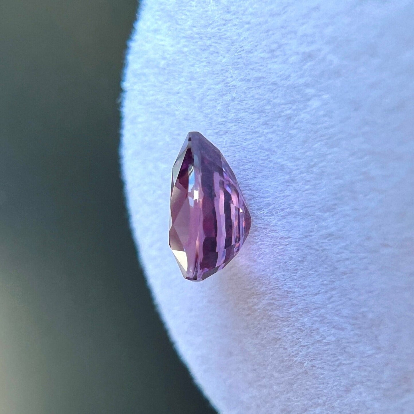 NATURAL Vivid Purple Sapphire 1.19ct GRA Certified UNTREATED Pear Gem 6.8x5.5mm