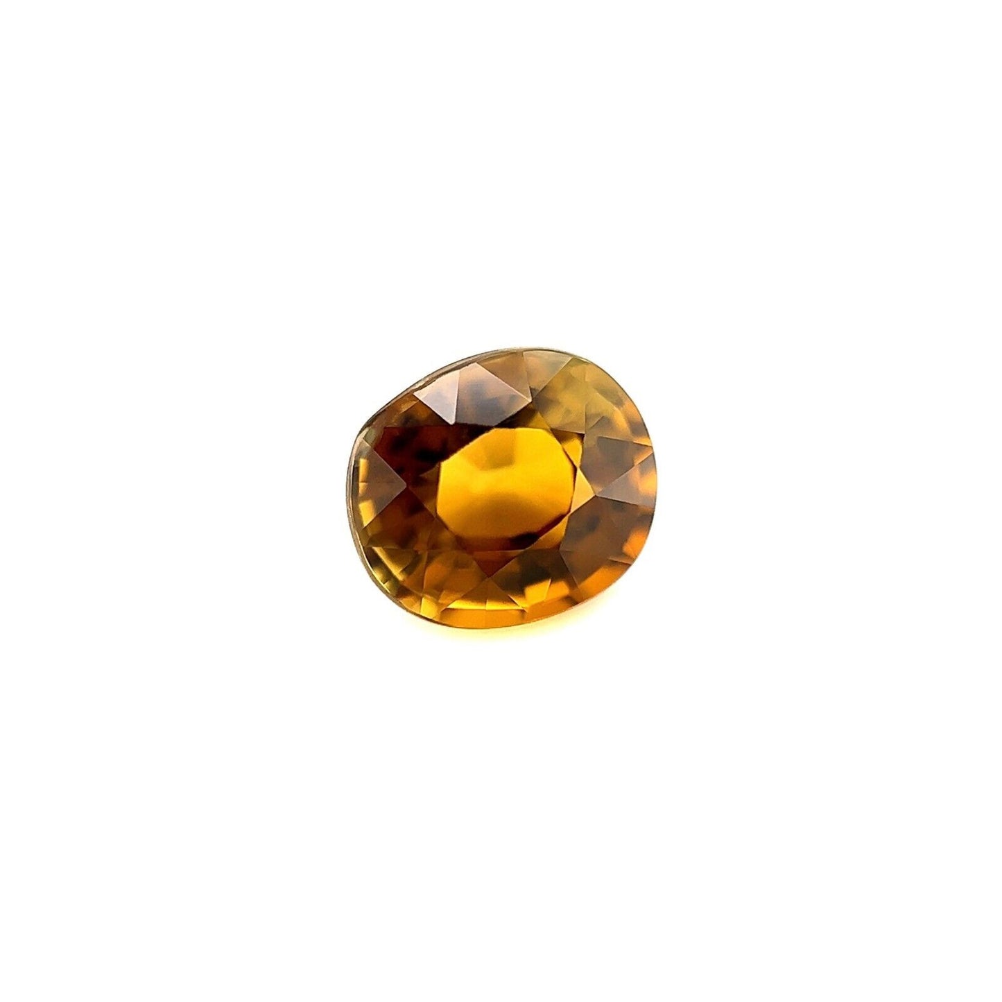 1.07ct NATURAL Deep Yellow Tourmaline RARE Oval Cut Loose Gem 6.4x5.5mm
