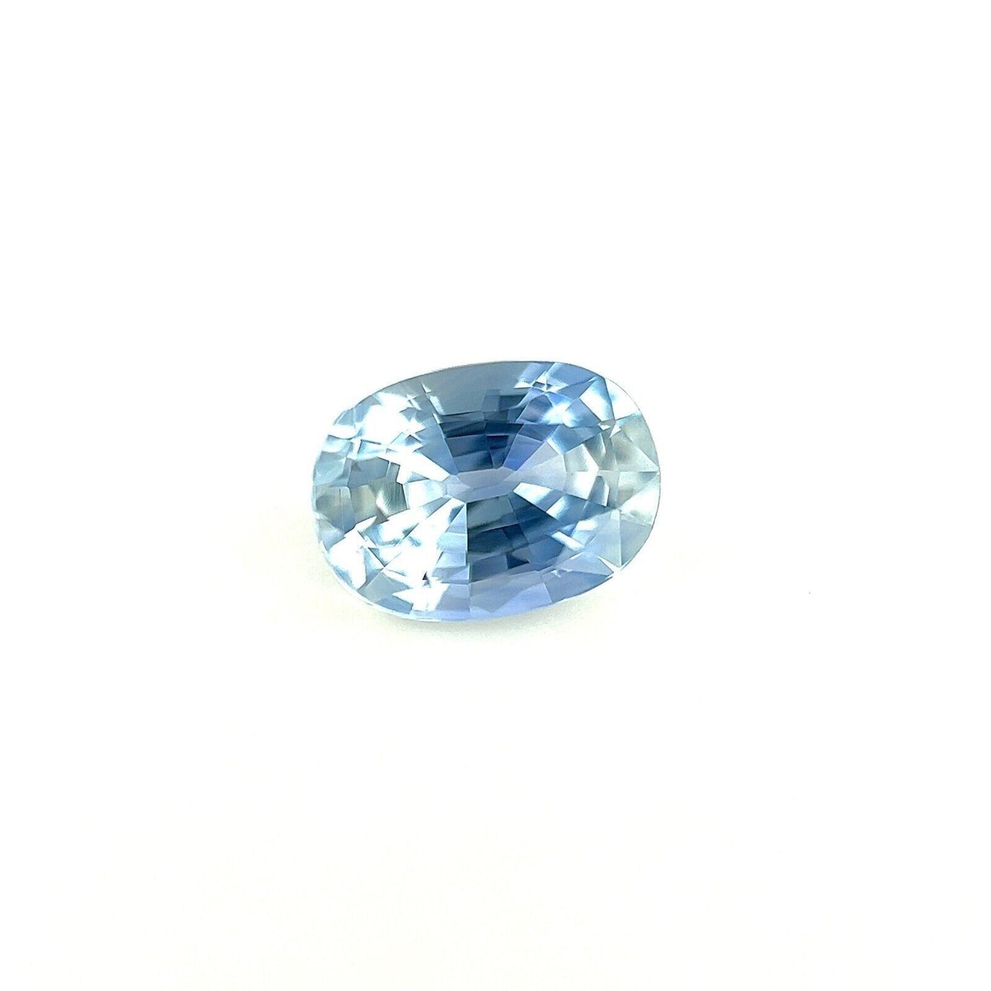 1.13ct Light Blue Ceylon Sapphire Oval Cut Loose RARE Gemstone 7x5mm VVS