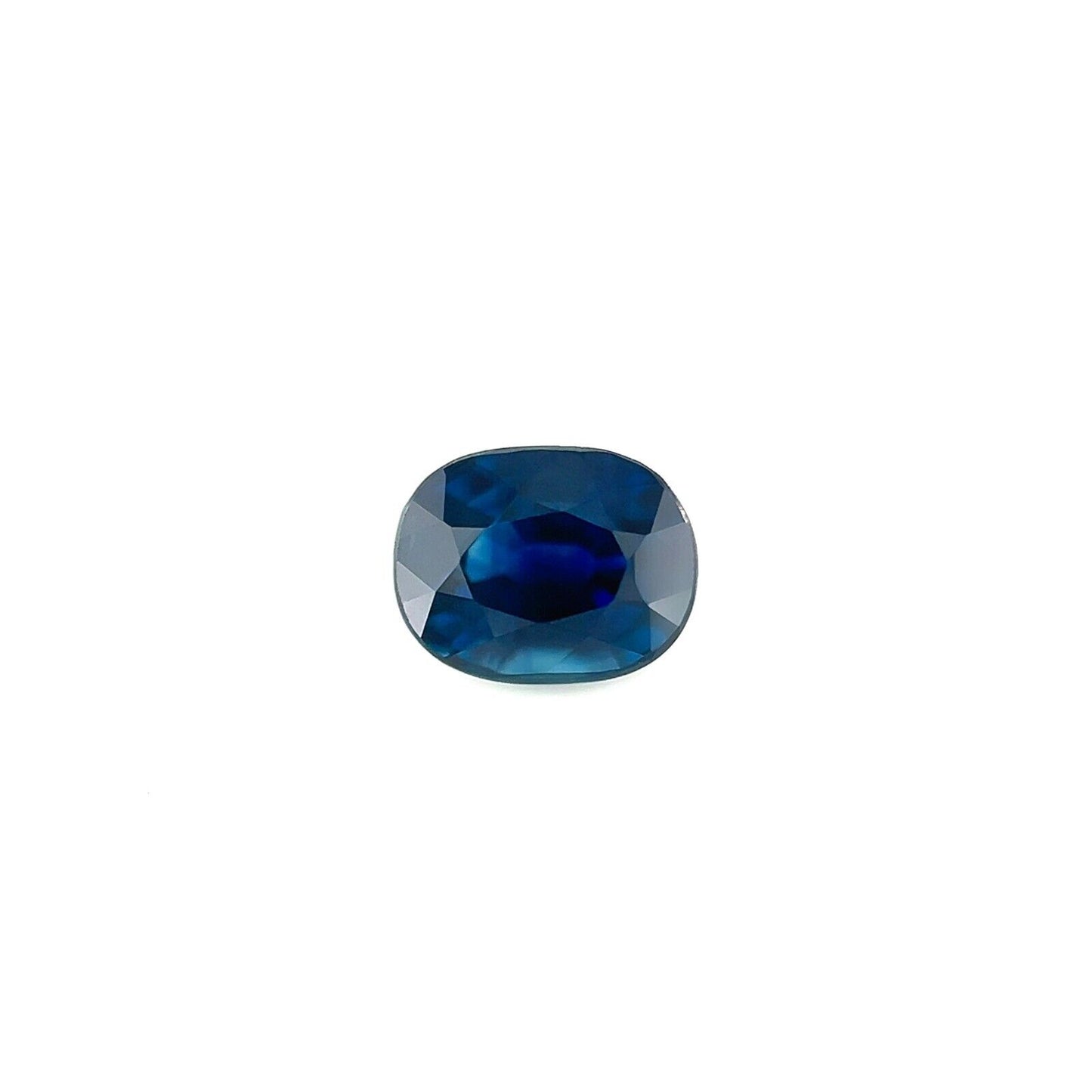 0.97ct NATURAL Deep Blue CEYLON Sapphire Oval Cut Loose Gem 5.7x4.5mm VS