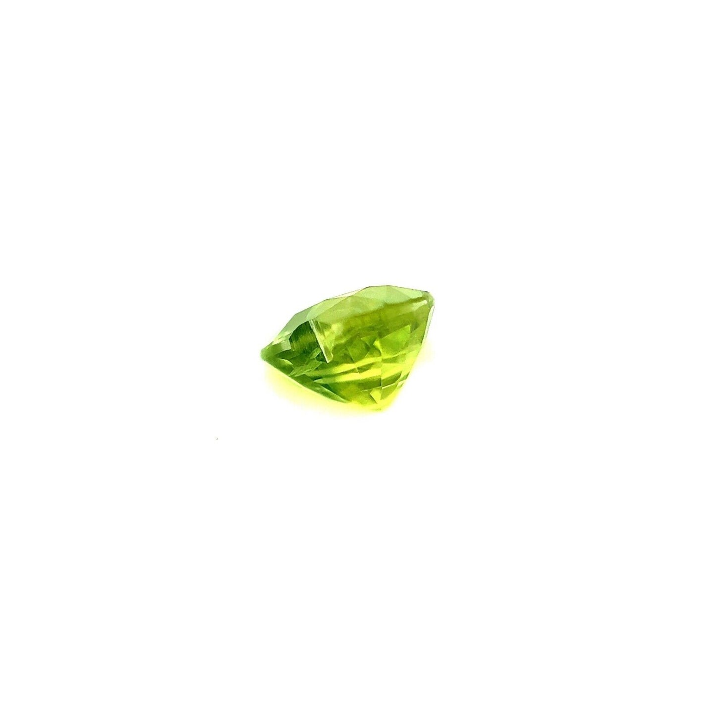 1.01ct Yellow Green Sapphire Australian NATURAL Heart Cut Loose Gem 6x5.6mm