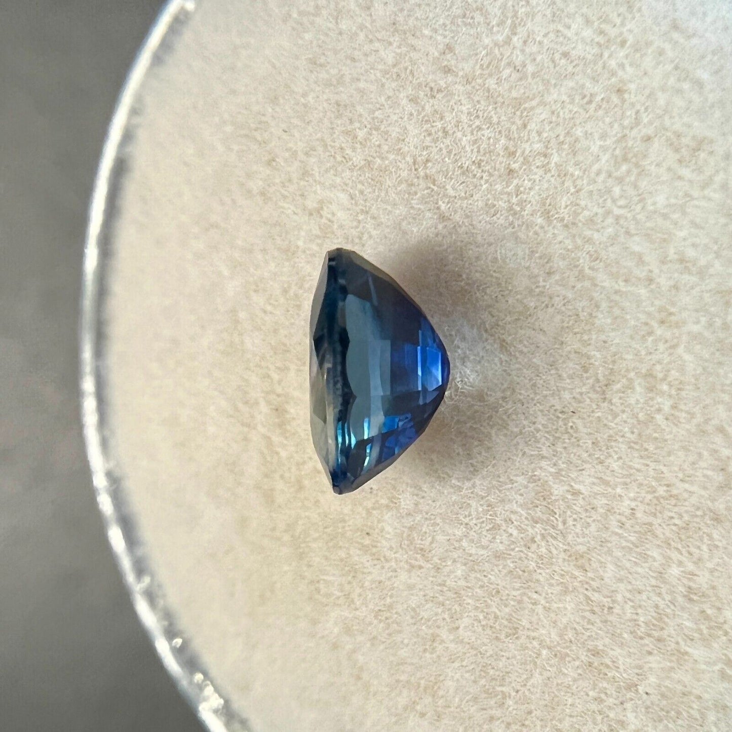 FINE 1.05ct VIVID Blue Oval Cut Sapphire RARE Thai Gemstone 6.6x4.8mm VVS