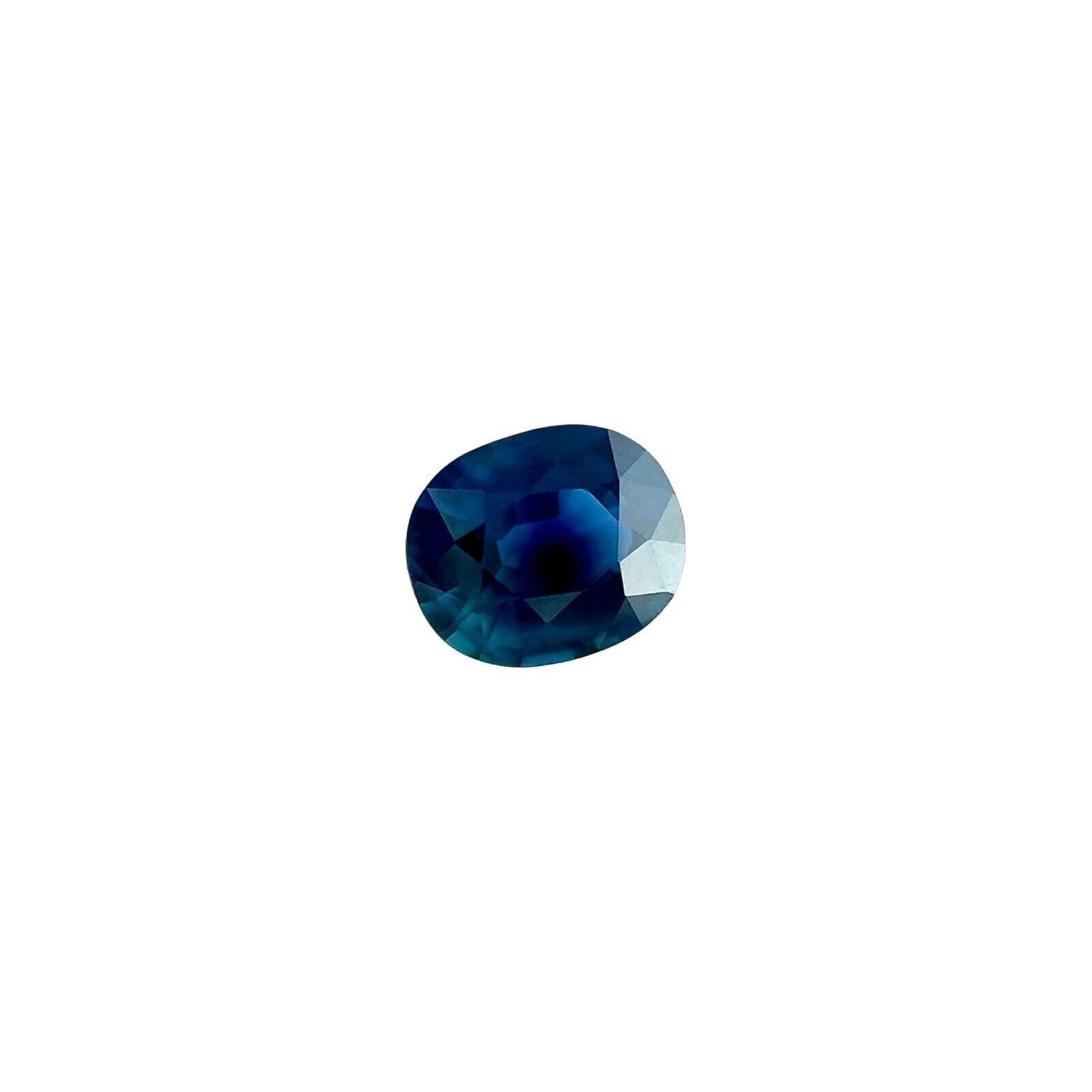0.67ct Natural Deep Blue Sapphire Oval Cut Loose Gemstone 5.4x4.4mm VS