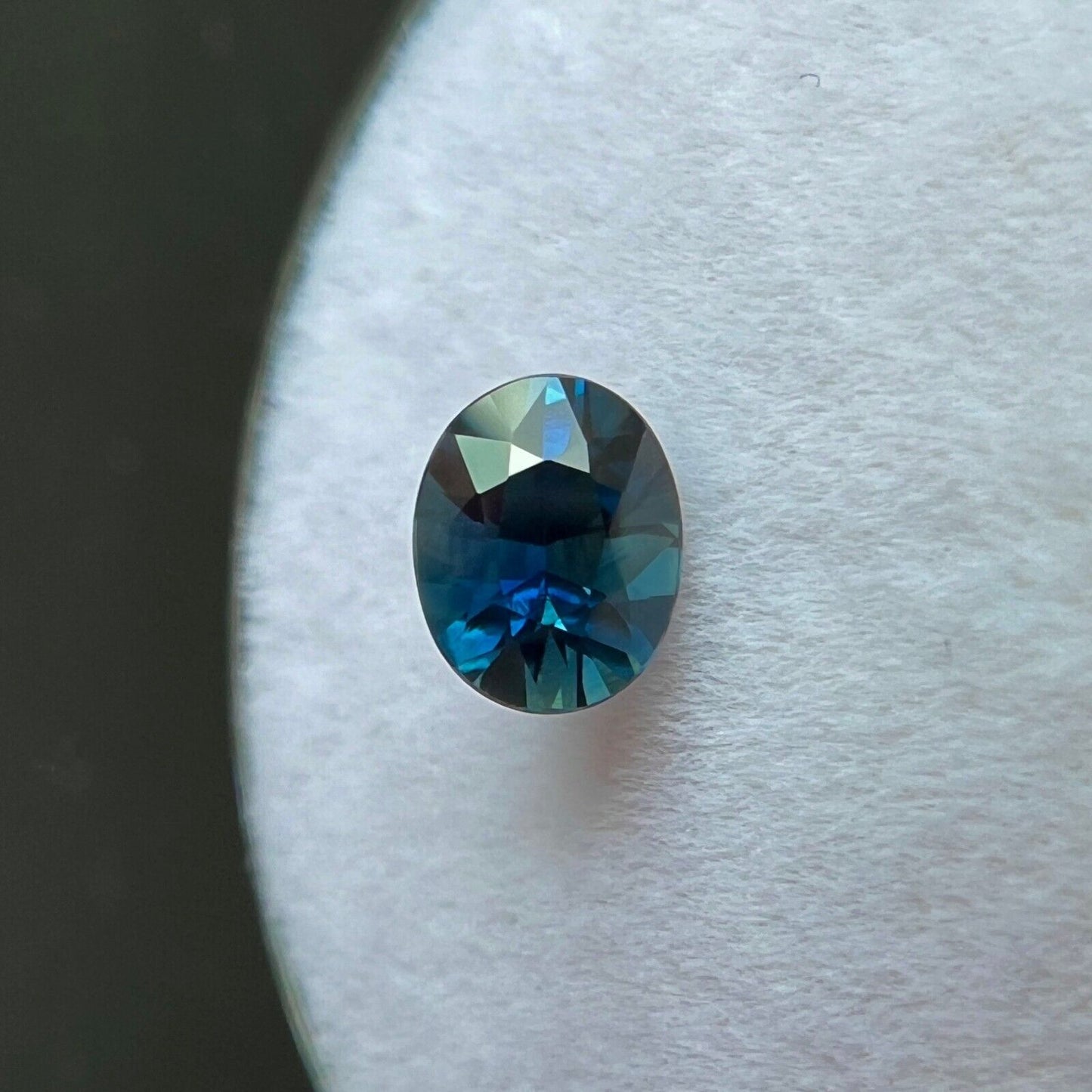 NATURAL Deep Blue Sapphire Oval Brilliant Cut 0.67ct 5.5x4.5mm Loose Gem VVS