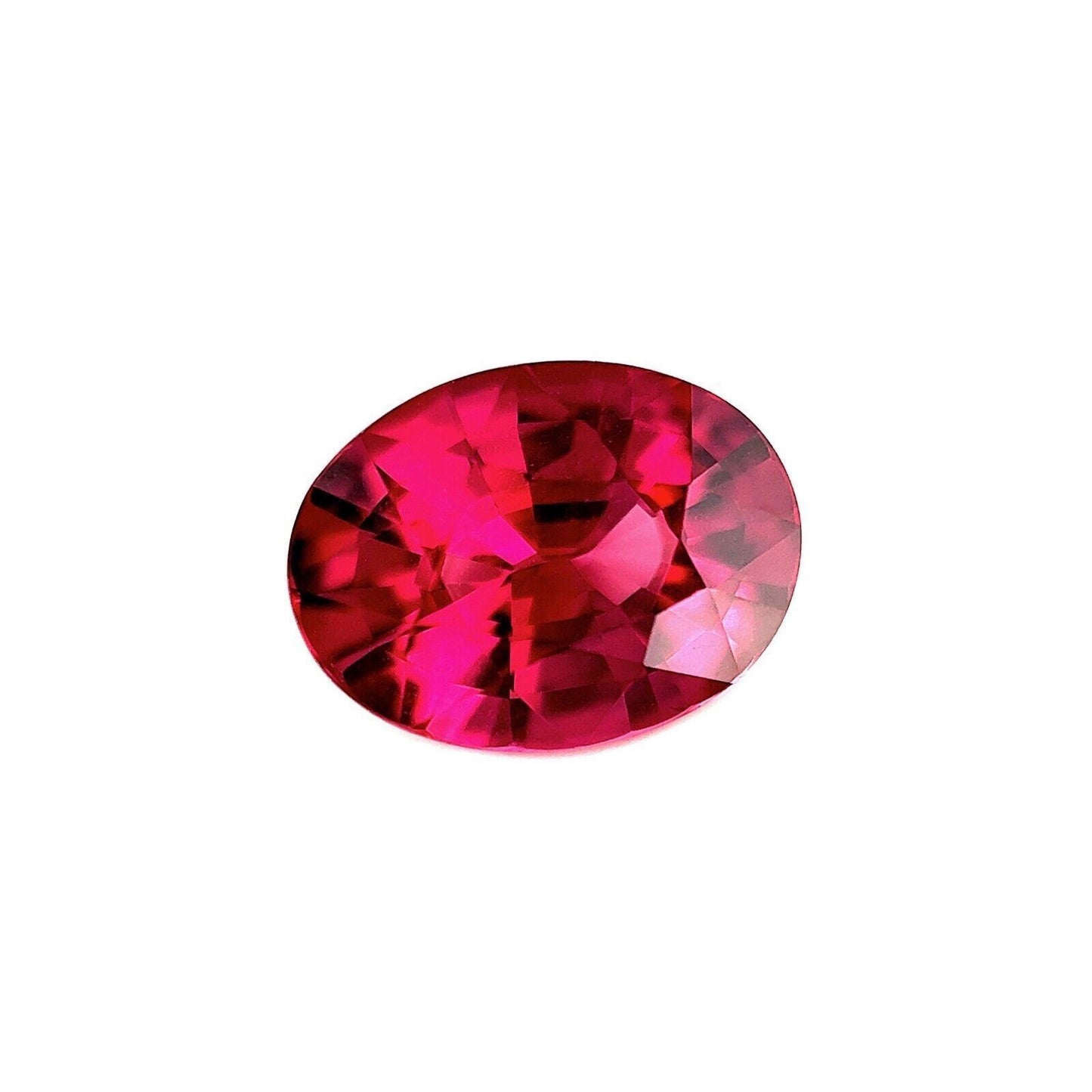 FINE 1.92ct VIVID Purple Pink Rhodolite Garnet Oval RARE Gemstone 9.2x7mm VVS
