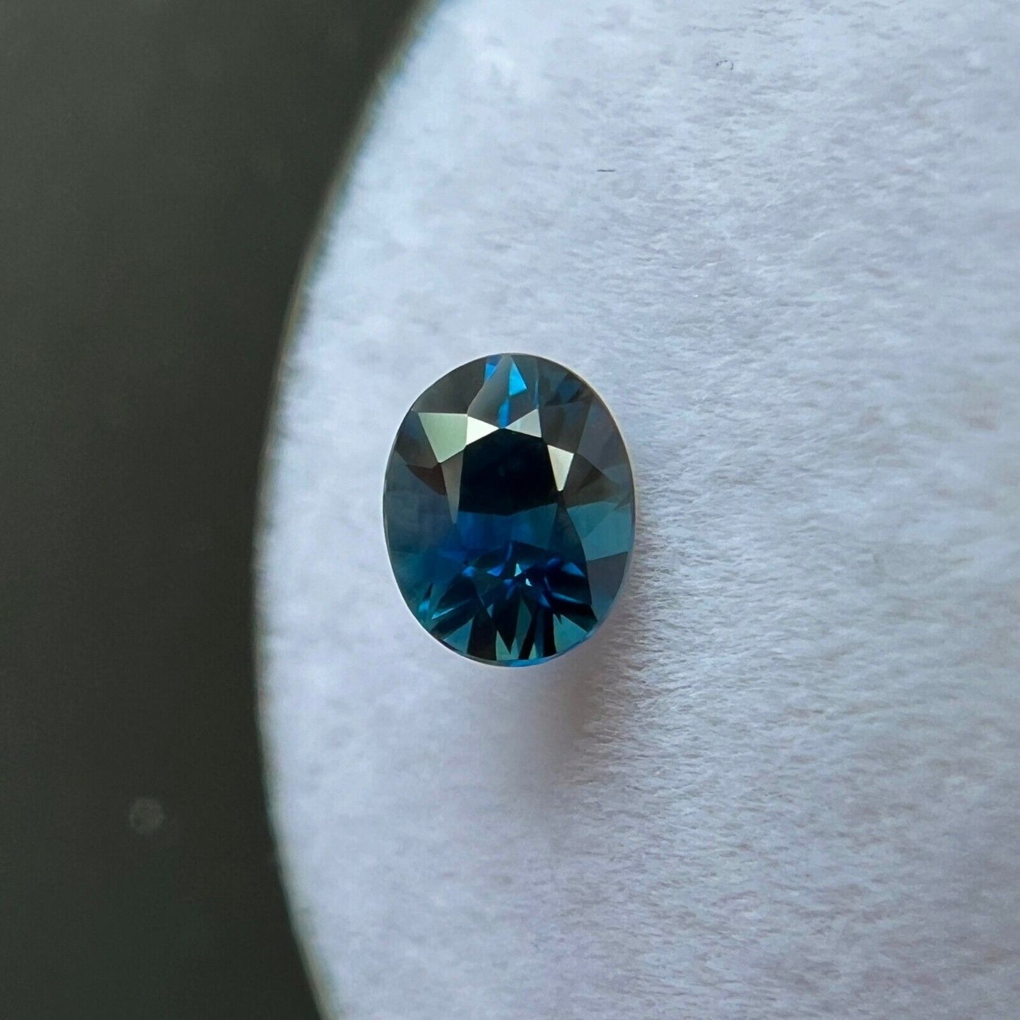 NATURAL Deep Blue Sapphire Oval Brilliant Cut 0.67ct 5.5x4.5mm Loose Gem VVS