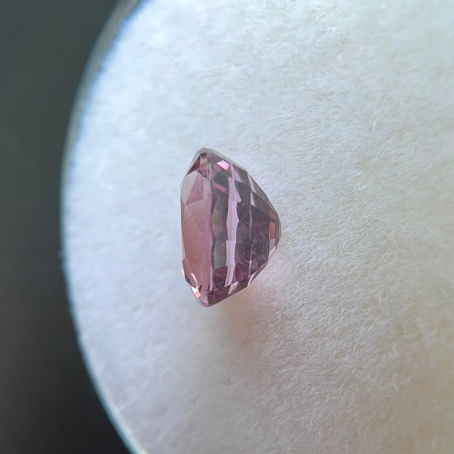 1.38ct Fine Pink Purple NATURAL Spinel Oval Cut 6.8x6mm Loose Gemstone VS