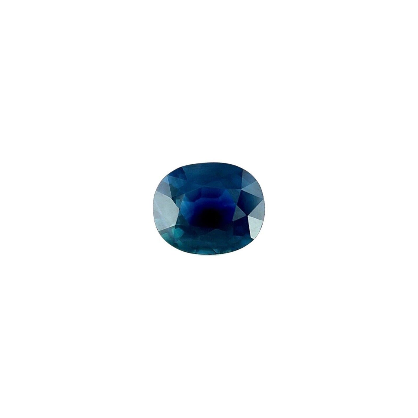0.78ct Deep Blue Natural Sapphire Oval Cut RARE 6x5mm Loose Gemstone VS