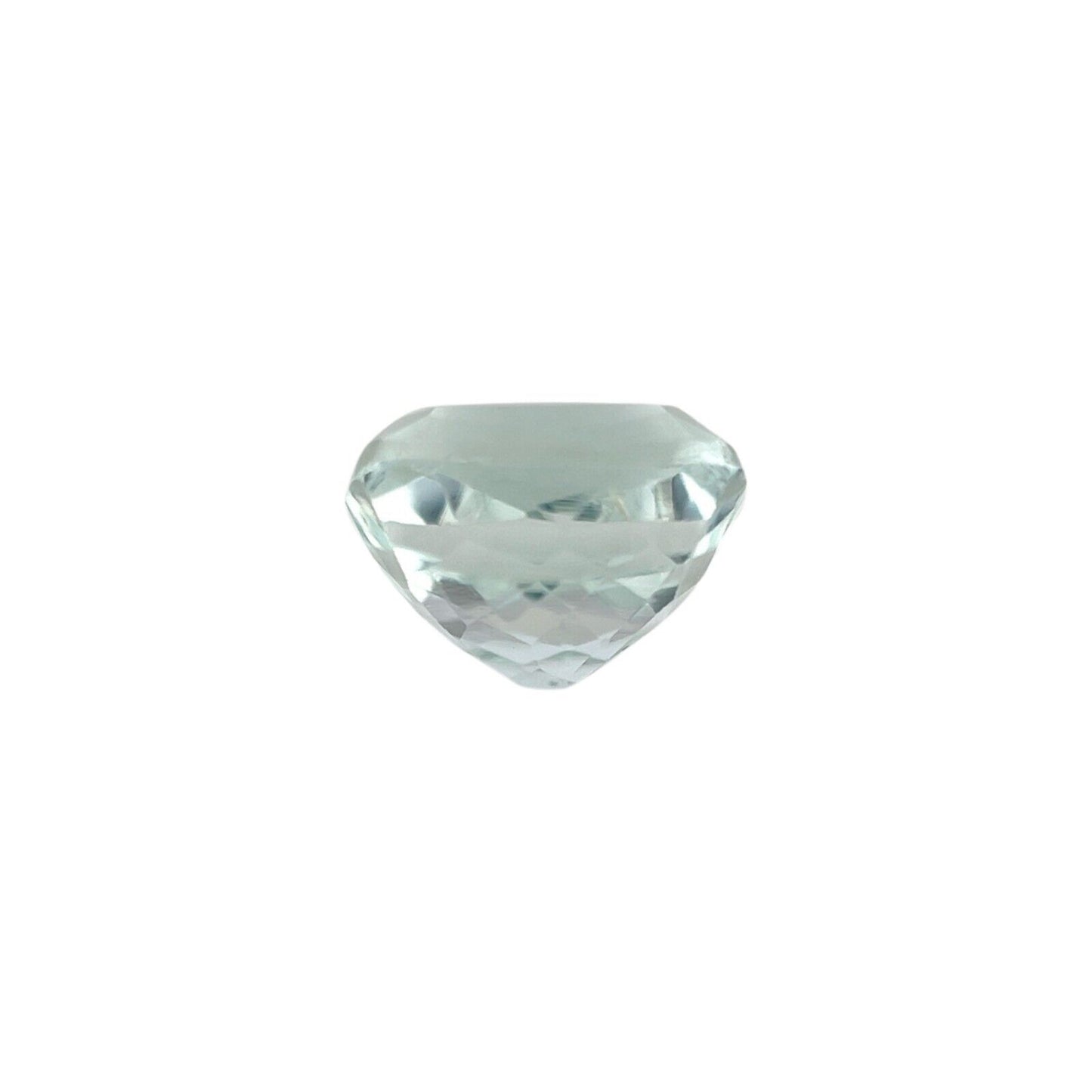 2.64ct NATURAL Aquamarine Light Blue Cushion Cut Loose Gemstone 8.6x7.6mm