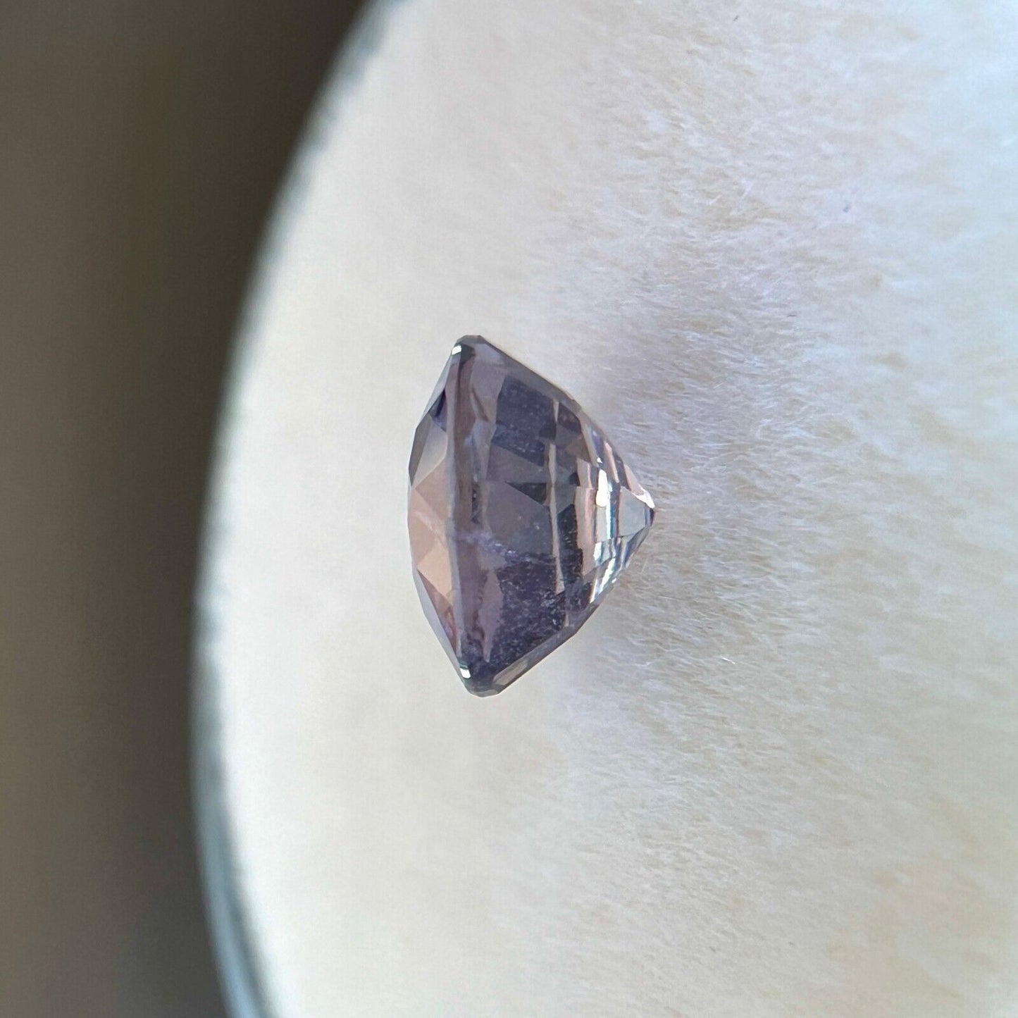 1.11ct Lilac Pink Purple Sapphire GRA CERTIFIED Round Cut NO HEAT Loose Gem 6mm