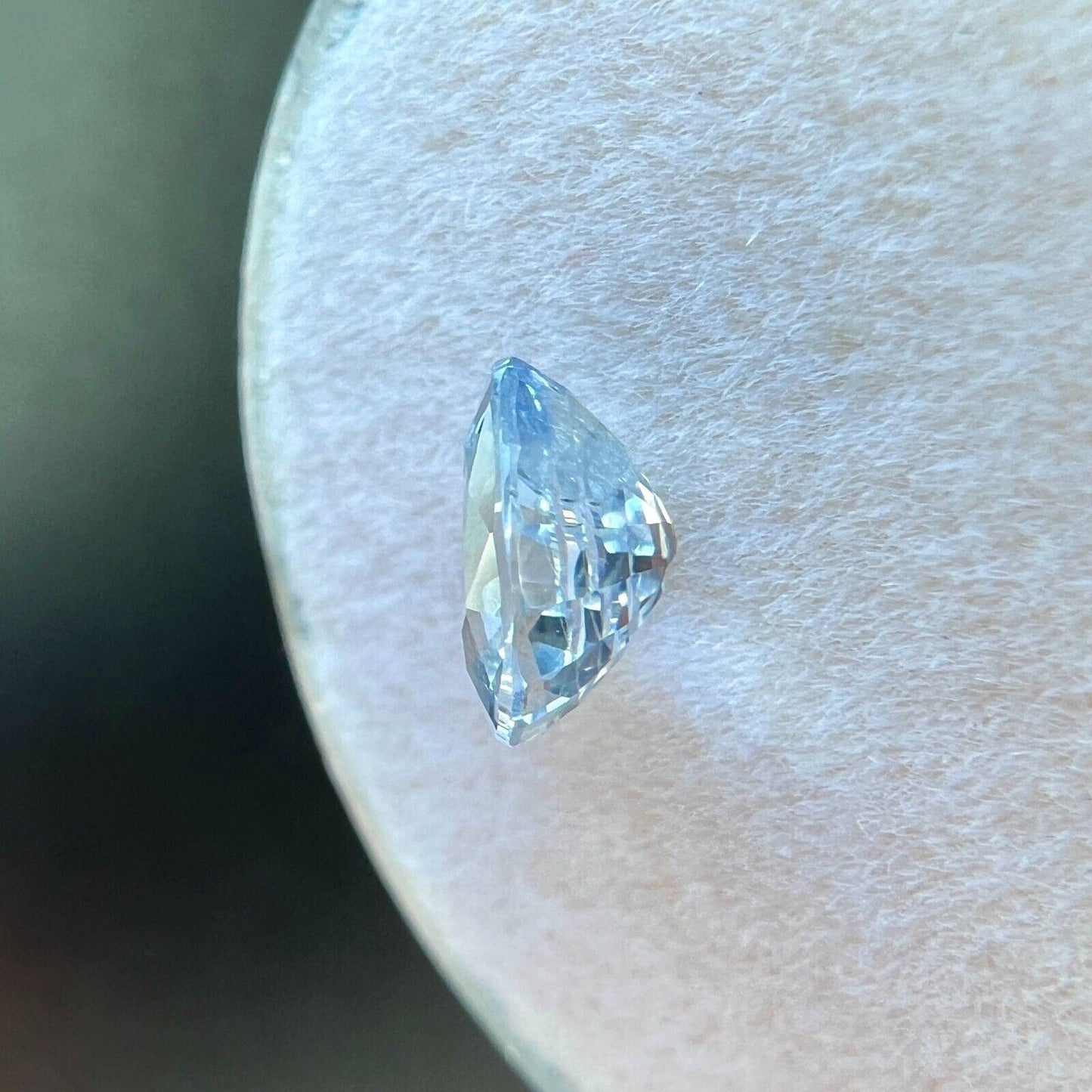 NATURAL 1.14ct Light Blue Ceylon FINE Sapphire Pear Cut 7x5.7mm Loose Gem VS