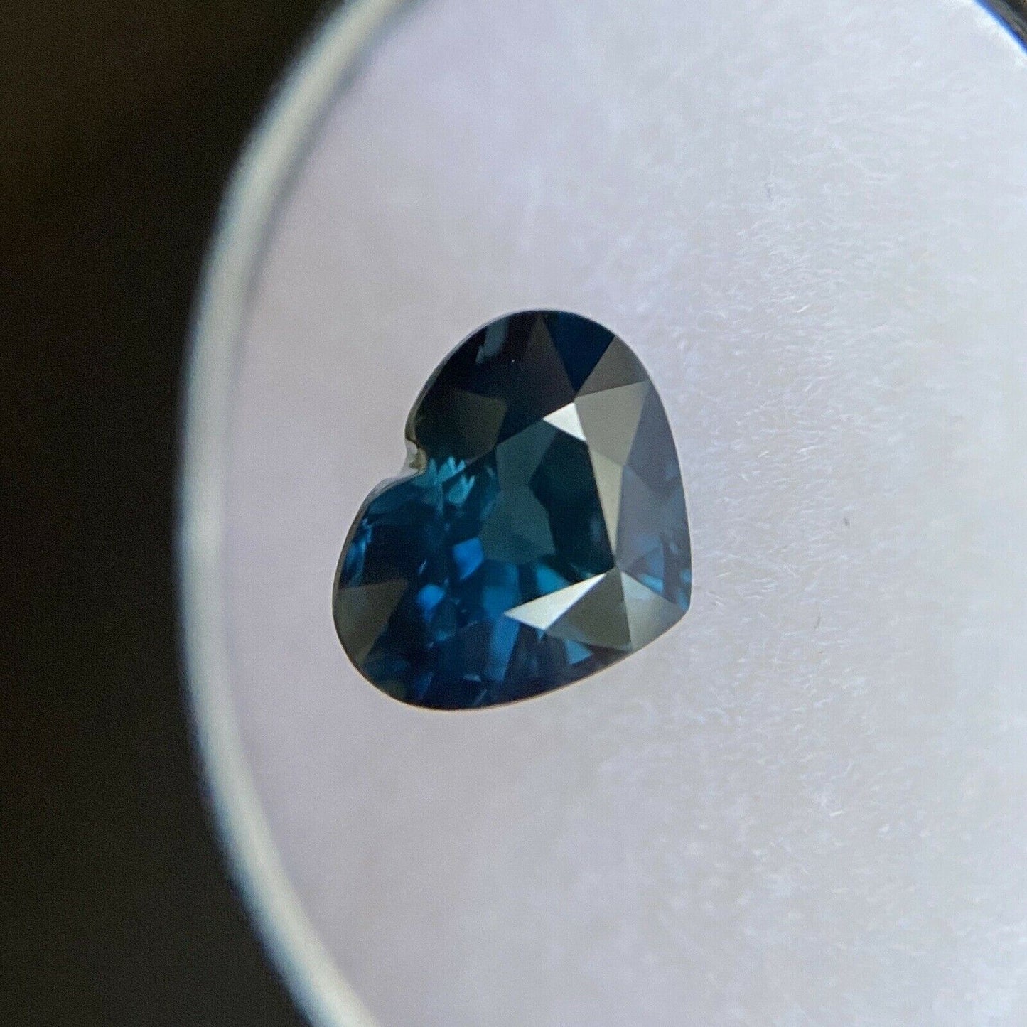 2.31ct NATURAL Blue Sapphire Australian Heart Cut RARE Loose Gem 8.5x6.8mm