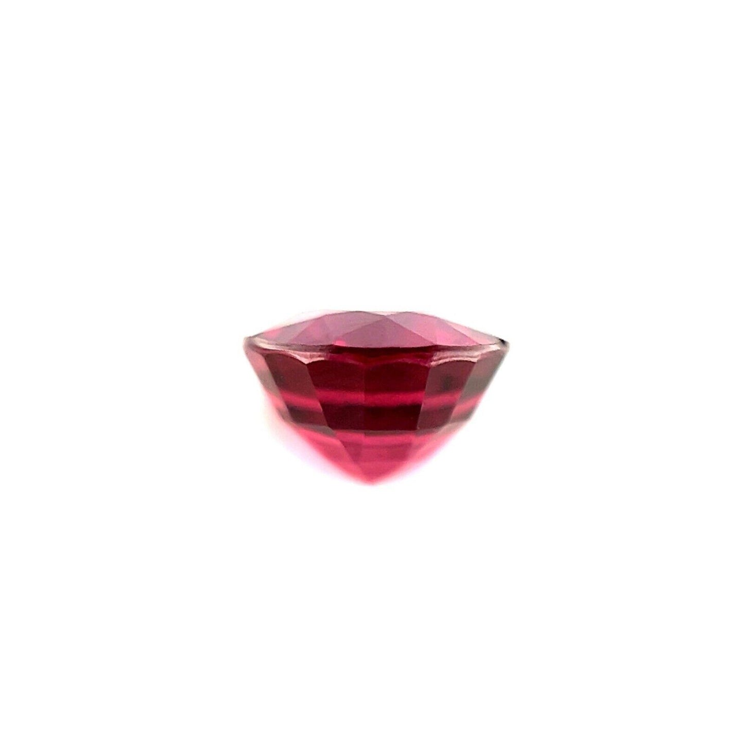FINE 2.45ct Vivid Purple Pink Rhodolite Garnet Round Diamond Cut 7.8mm Loose Gem