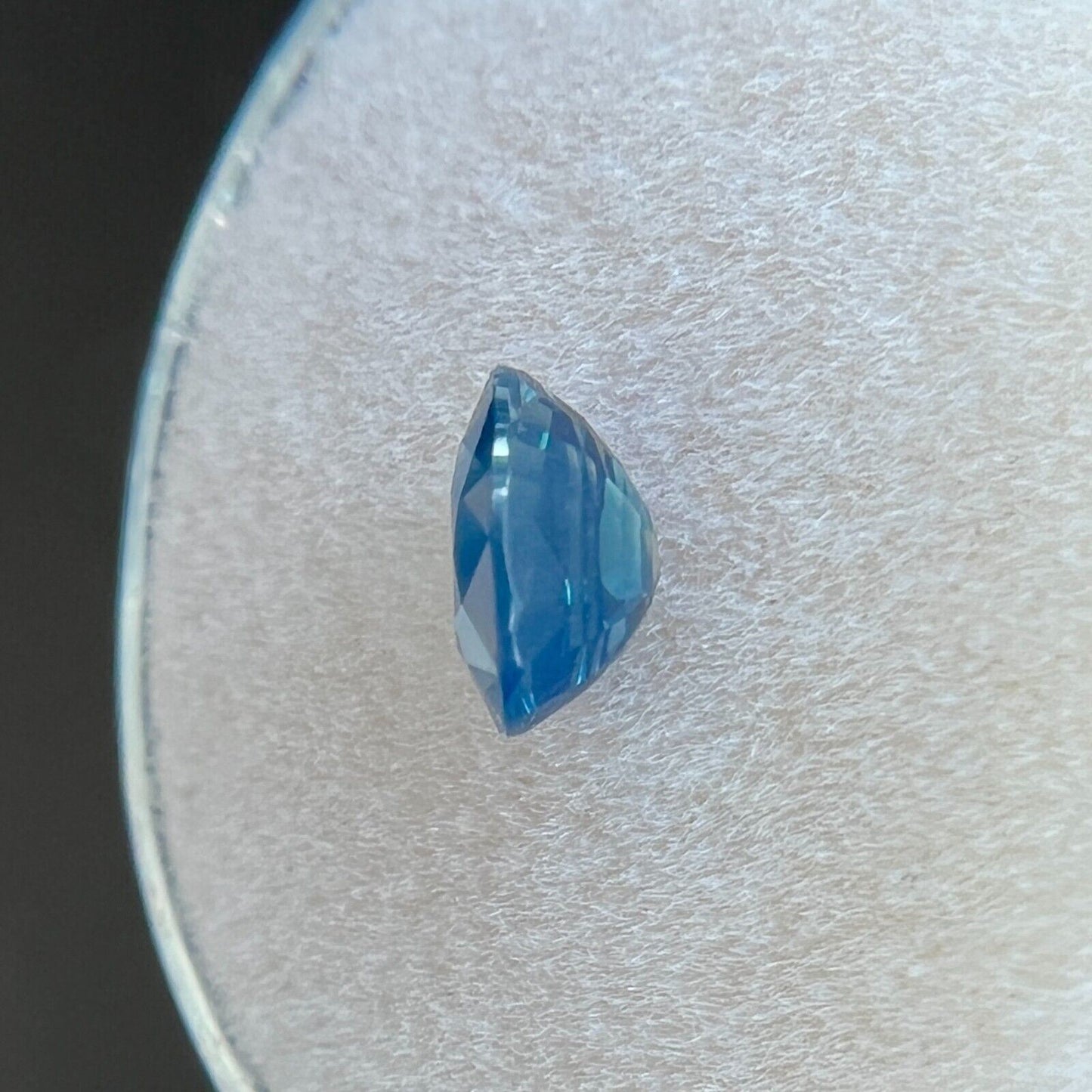 1.02ct Fine Green Blue Sapphire GRA CERTIFIED Oval Cut RARE Loose Gem 6.3x5.3mm