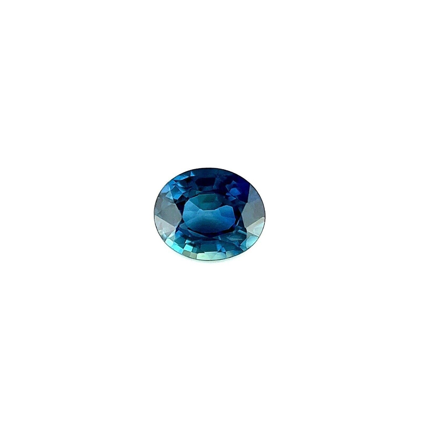 0.73ct DEEP Blue NATURAL Sapphire Oval Loose Cut Gemstone 5.8x4.8mm VS